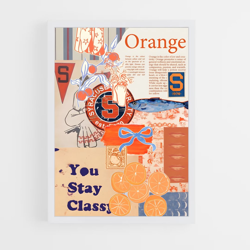 Poster Syracuse Sunset – affiche Basketball (vue 3)
